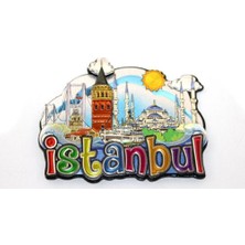 Ett Istanbul Temalı Silikon Buzdolapı Süsü Magnet