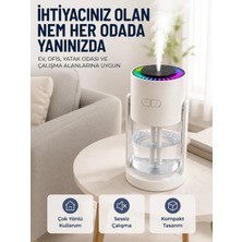 Hobilinka Ultrasonik Hava Nemlendirici Renkli LED Işıklı Sessiz Oda Nemlendirme Cihazı