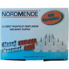 Ett 12'li Profesyonel Hacamat Kupa Seti