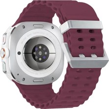 Uravas Store Watch 7 Ultra KR417 Rug Silikon Kordon - Mor
