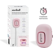 Uravas Store Steriball Diş Fırçaları Için Hijyenik Akıllı Koruma Cihazı Diş Fırçası Için - Pembe