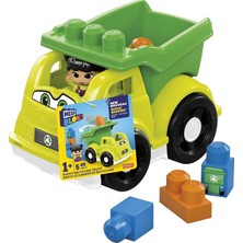 Uravas Store Mega Brands Bloks Toddler Building Blockstoy Car, 1 Blok Buddies Figürlü, Bebekler Için Raphy Geri Dönüşüm Kamyonu 1-3