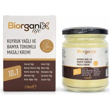 Biorganix Life Life Kuyruk Yağlı ve Bamya Tohumlu Masaj Kremi 210 gr