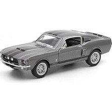 Uravas Store Vardem Oyuncak KT5372D Gri Çekbırak 1967 Shelby GT500 Gri