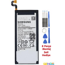 Genos Samsung Galaxy S7 G930 EB-BG930ABE Batarya Pil Montaj Set