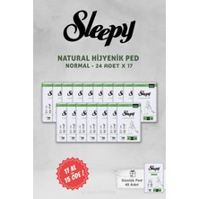 Uravas Store Sleepy Natural Ultra Normal Hijyenik Ped 17 Al 15 Öde 24 Adet ve 40'lı Günlük Ped