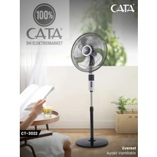 Cata 70W Kumandalı Ayaklı Vantilatör Ct 3022