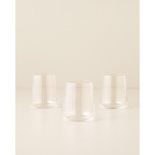 English Home Clario Kristal 3'lü Bardak 420 ml Şeffaf
