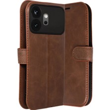 ENCO Mey Ithalat®  Huawei Honor 600 Trend S Plus Kapaklı Kılıf - Taba