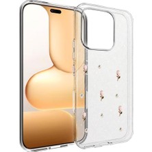 Nanospace Huawei Honor 600 Lite Uyumlu Kılıf Sevimli Simli Desenli Kapak