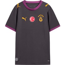 P785016 Puma Gs Galatasaray 26-27 Deplasman &amp;ccedil;ocuk Forması Siyah