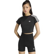 AKG3700 Adidas Sst Baby Tee Kadın T-Shirt Siyah