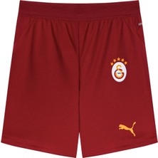 P785024 Puma Gs Galatasaray 26-27 &amp;ccedil;ocuk Şort ve Kapri Kırmızı