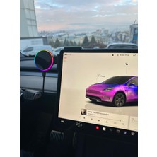 Bir Aksesuar Al Byd ve Tesla ve Slim Ekranlı Araçlar İçin Manyetik Telefon Tutucu (15w - Şarj Özellikli)