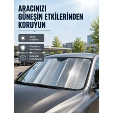 Nemere İthalat Araba Güneşliği Alüminyum Yansıtıcı Yüzeyle Etkili Isı Koruması Nemere Ithalat