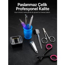 Nemere İthalat Çok Fonksiyonlu Kişisel Bakım Seti Manikür Pedikür ve Kaş Bakım Aletleri Nemere Ithalat