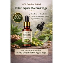 Biorganix Life Life Tesbih Ağacı (Neem) Yağı 20 ml – %100 Doğal Neem Yağı Cilt, Saç ve Bakım Için