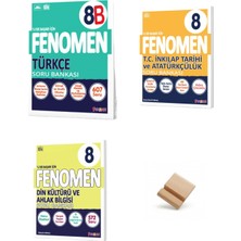 Fenomen Yayıncılık Fenomen Lgs 2027 8. Sınıf B Serisi Türkçe Inkılap ve Din 3lü Soru Bankası Seti + Telefon Standı