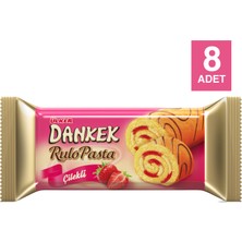 Ülker Dankek Rulo Pasta Çilekli 235 gr x 8 Adet