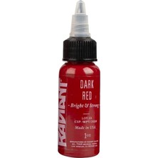 Belirtilmemiş Radiant Colors Dark Red Koyu Kırmızı Dövme Boyası 1oz - 30ml