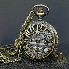 Uravas Store 4.5 cm Metal Köstekli Saat Sayılı Tasarım