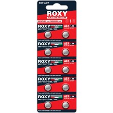 Uravas Store Pil Ag7 LR57//195/395 44 Mah Alkalin Düğme 10 Lu Paket