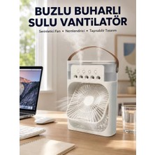Ozka Concept Spreyli Mini Masaüstü Fan | 500ML Su Hazneli 3 Kademeli Soğutucu Yeni Nesil