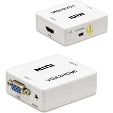 Uravas Store VGA To Hdmı Ses Çıkışlı Görüntü Dönüştürücü 1080P