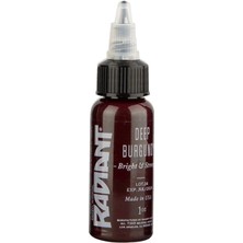 Radiant Colors Deep Burgundy Bordo Kırmızı Dövme Boyası 1oz - 30ml