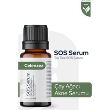 Celenzea Çay Ağacı Yağı Özlü, Akne ve Siyah Nokta Giderici, Leke Karşıtı Sos Serum 10ML