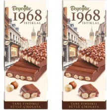 Beyoğlu Çikolata 1968 Istiklal Bol Sütlü Fındıklı Çikolata 170GR X2