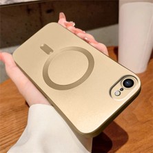 Ucuc iPhone 7/8/se 2020 2022 Uyumlu Kılıf Magsafe Özellikli Darbe Emici Altın Silikon Kapak