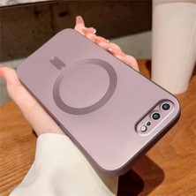 Ucuc iPhone 7 Plus/8 Plus Uyumlu Kılıf Magsafe Özellikli Darbe Emici Pembe Silikon Kapak