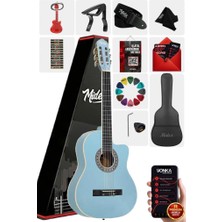 MAXWORD Midex MGX-100LTB-BAG Üst Seviye Klasik Gitar 4/4 Sap Ayarlı (Çanta Askı Capo Pena)