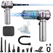 Vexgen HL-121 Turboclean Pro Kablosuz Oto Süpürgesi Gri