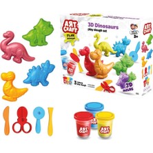 Renas Store 03995 Art Craft 3D Dinozorlar Hamur Set 168 gr -Fent