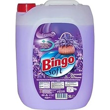 Renas Store Bingo Soft Lavanta 50 Yıkama Sıvı Çamaşır Yumuşatıcısı (1 x 5000 Ml)