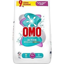 Renas Store Active Beyazlar ve Renkliler Için Toz Çamaşır Deterjanı, 9 Kg, 60 Yıkama, 1 Paket (1 x 9000 G)