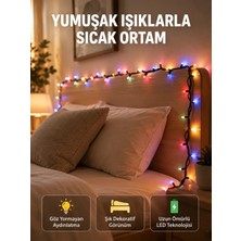 Renas Store Enerji Tasarruflu Şeffaf Kablo 5 M 50 LED Dekor Işık Yeni Nesil
