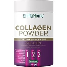 Renas Store Shiffa Home Kolajen, Glutatyon ve Hyaluronik Asit Takviyesi | Tip 1, 2 ve 3 Hidrolize Balık Kolajeni, 10.000 Mg, C Vitamini, Çinko ve Vitamin D3 Içeren Toz Form