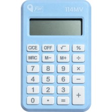 Pin 114MV Cep Tipi Hesap Makinesi Pastel Mavi – 8 Hane
