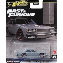 Renas Store Hot Wheels Fast And Furious Auto 1987 Chevy Caprice Model Araba Cast Ölçek 1:64 - Uzunluk 7 cm - HRT98