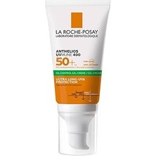 Renas Store La Roche-Posay Innovation Anthelios Uv Mune 400 50+ Oil Control Gel Creme Ultra Long Uva Protection Sans Parfum 50 ml