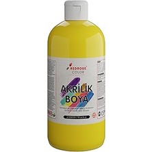 Renas Store Red Rose Sarı Akrilik Boya 500 gr