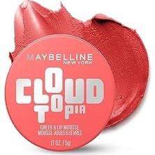 Renas Store Maybelline New York Cloudtopia Köpük Dokulu Mat Allık 05 Coral Illusion