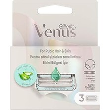 Renas Store Gillette Venus Bikini Bölgesine Özel 3 Adet Yedek Başlık