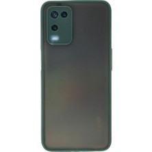 The Gencoo Oppo A54 4g Kılıf Montreal Silikon Kapak - Yeşil