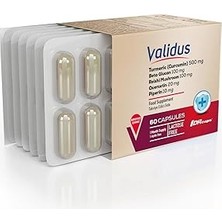 Renas Store Validus Curcumin 500 Mg + Piperin + Inula Henelium + Astragalus + Quercetin + Reishi + Moringa 60 Capsules