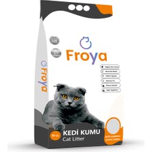 Maskot Froya Aktif Karbonlu Topaklanan 10L Bentonit Kedi Kumu