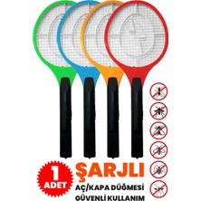 Xolo Şarjlı Sinek Öldürücü Raket, Aç-Kapa Düğmeli Elektrikli Sinek Raketi, Güvenli Kullanım